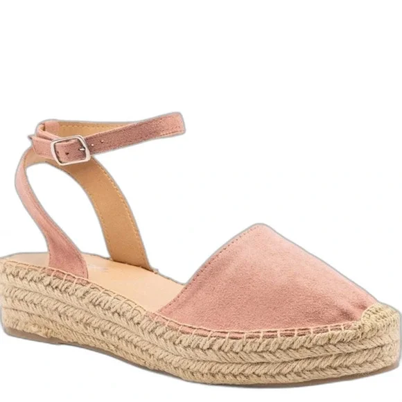 Women’s Soda Fiesta Espadrilles Ankle Strap Braided Platform Cap toe 👡 S…