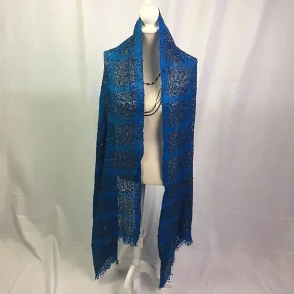 Collection 18 Plaid Confetti Scarf Starry Night