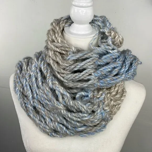 Scarf Infinity Chunky Knit Large Knit OS
