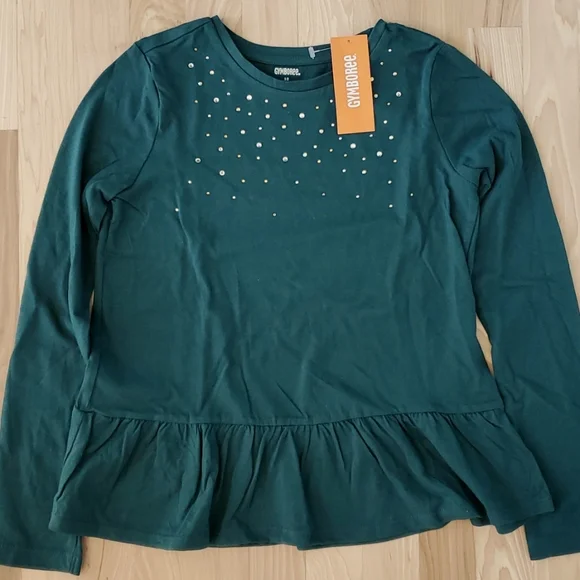 GYMBOREE All Spruced Up Peplum Tee