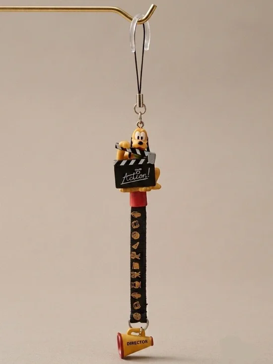 Tokyo Disney Sea Pluto Director Movie Clapper Board Phone Strap Charm Keychain