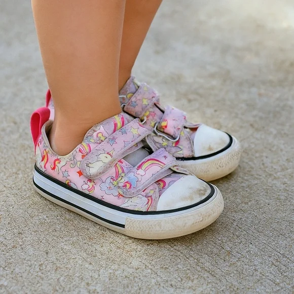 Converse‎ All Star “Neon Unicorn” Toddler Sneakers Size 5C