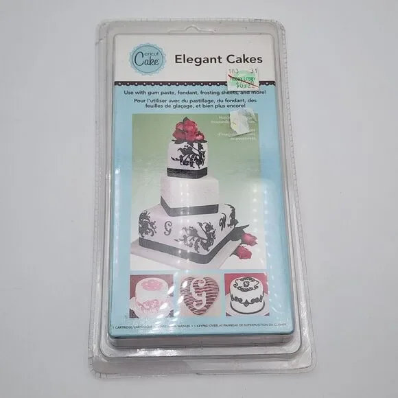 Cricut‎ Cake Cartridge ELEGANT CAKES NEW