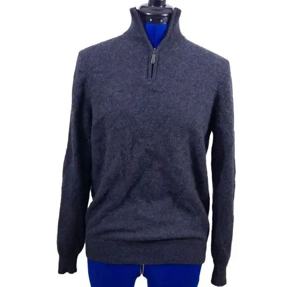 Cashmere Club Room Luxury 100% Cashmere Grey Sweater