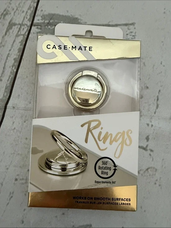 case-mate Gold Rotating Phone Ring Holder