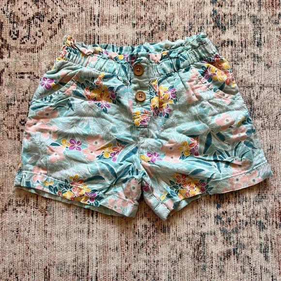 OshKosh B'gosh Tropical Print Elastic Waist Shorts