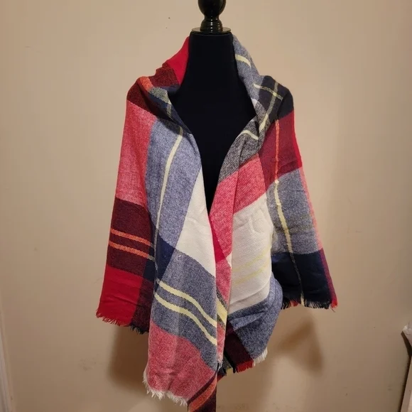 EUC Plaid Wrap / Shawl
