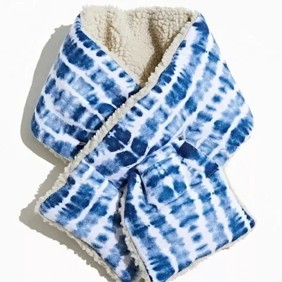 Urban Outfitters Shibori Dyed Pull-Through Scarf