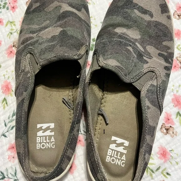 Billabong Camouflage Slip-On Shoes