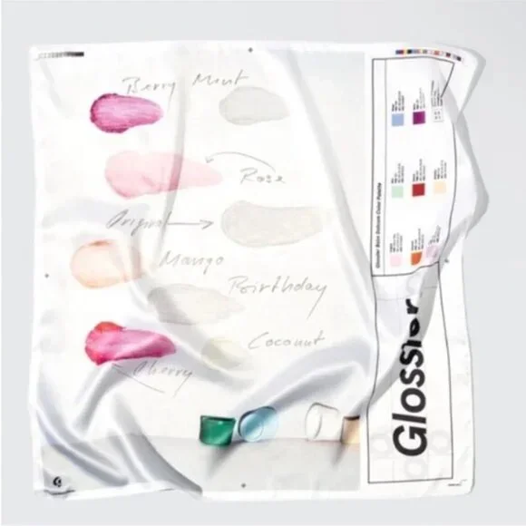 Glossier Limitied Edition Balm Dot Com Scarf