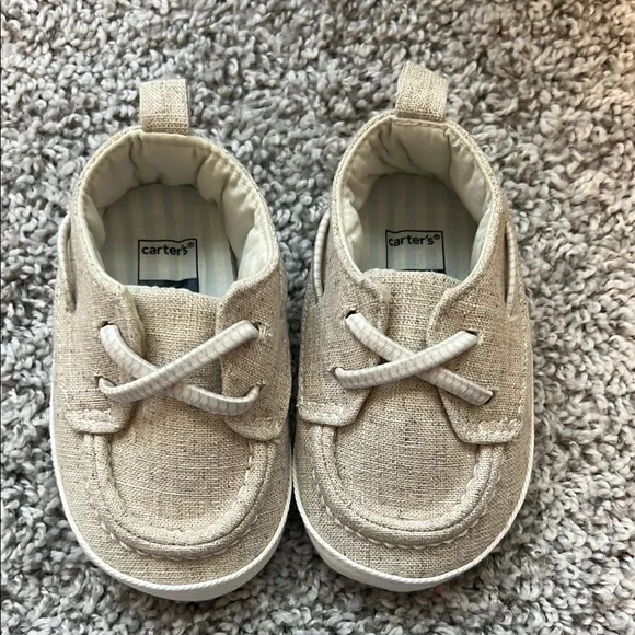Carter's Tan Baby Walker Moccasins Soft Sole