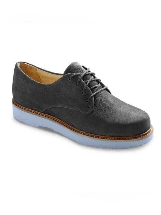 Samuel Hubbard Free Oxford Charcoal Nubuck Shoes Size 9