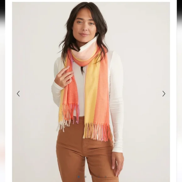 Marine Layer Archive Stripe Scarf OS‎ NEW
