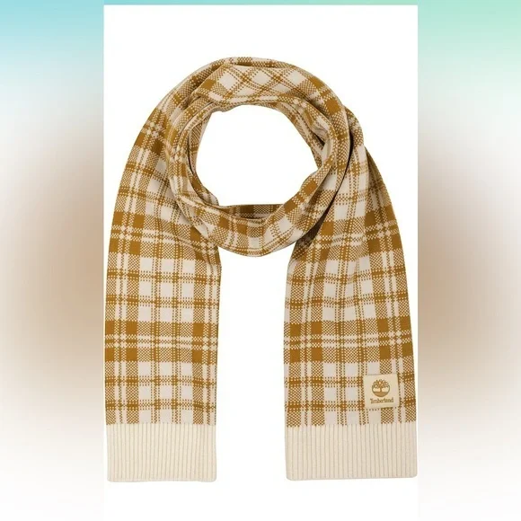 Timberland Caramel and Cream Colored Scarf. Great gift or for yourself! NWT!