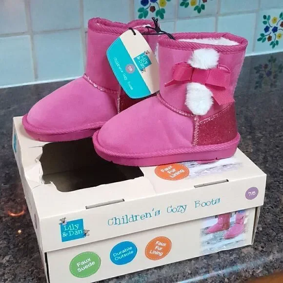 Lily and Dan Cozy Boots...Size 7-8
