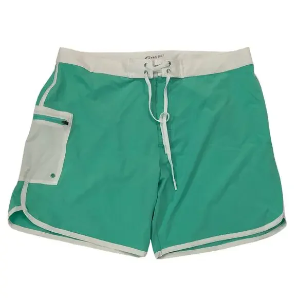 ZYIA‎ Men’s Board Shorts - Mint Green/White - Size XXL
