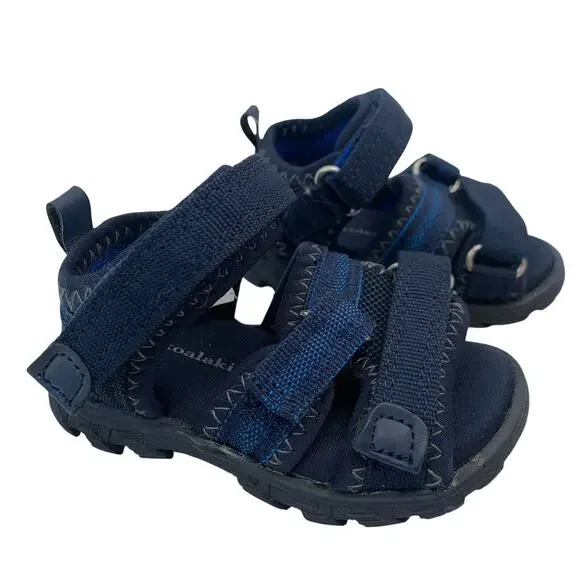 Koala Kids Toddler Boys Sz 3 Adjustable Hook Loop Straps Sandals Water Shoes
