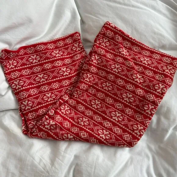 GAP Fairisle Infinity Wool Scarf Winter Holiday Knit Unisex