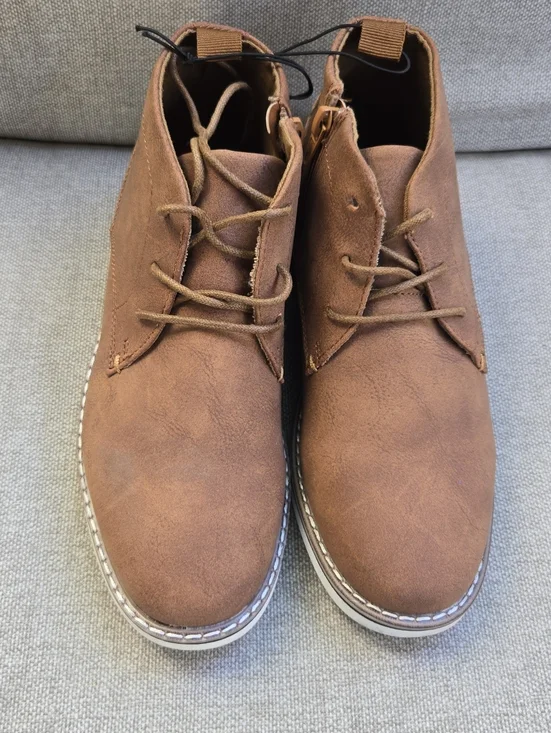 Steve Maddwn Boys  Brown Chukka Boots - Classic Casual Lace-Up