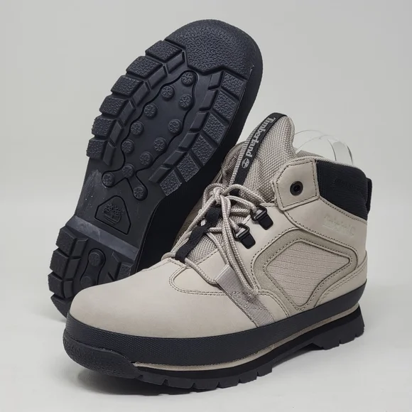 Timberland Euro Hiker MID Light Taupe Hiking Boots TBA6647 Boys Size 5 New