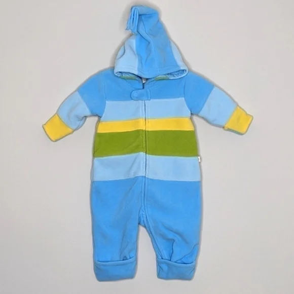 Oshkosh Fleece Stripe Bunting Snowsuit 3-6m