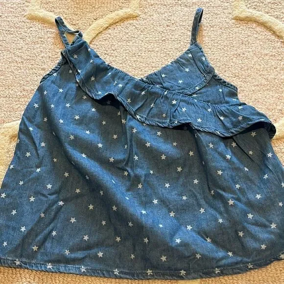 Osh kosh ruffle star tank