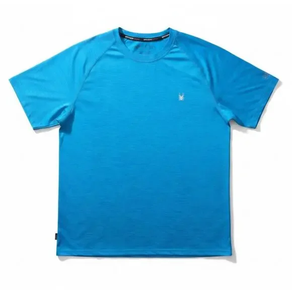 Spyder Swim Men's Blue Heather Rash Guard Shirt