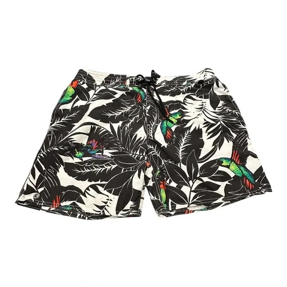 Polo Ralph Lauren Men's‎ 38 Traveler Polo Bear Swim Trunks White Swimming Shorts