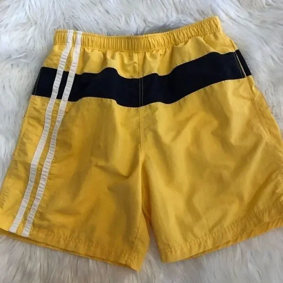 Nautica swim trunks size 36 yellow board shorts