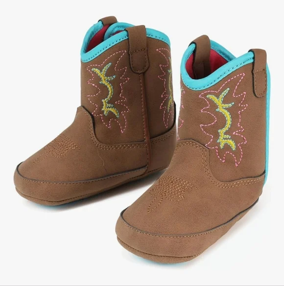 IUV Baby Western Cowboy Boots Non-slip Unisex Size 01