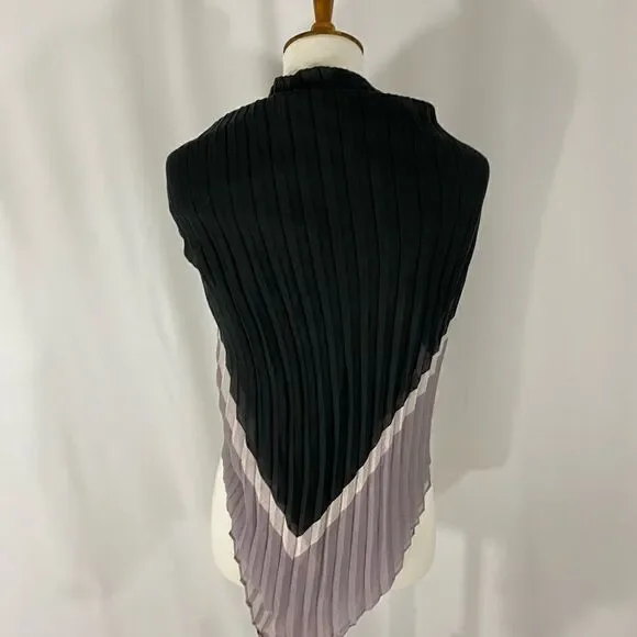 NWT Echo Black and Purple Scarf