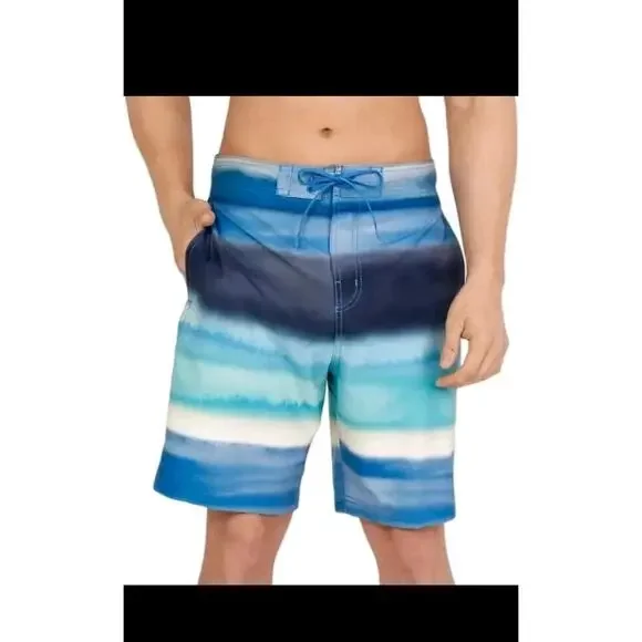 Men’s SPEEDO Size S Blue Coastal Bondi board 20” swim shorts 4-Way Stretch Ca10