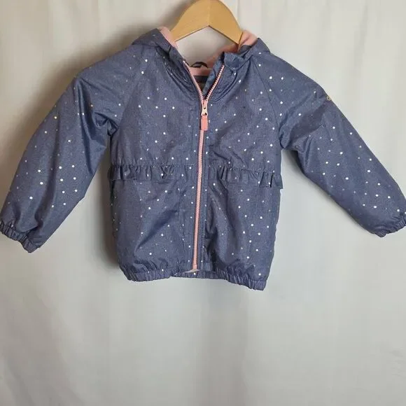 OshKosh Girls Polkadot Midweight Jacket Size‎ 4