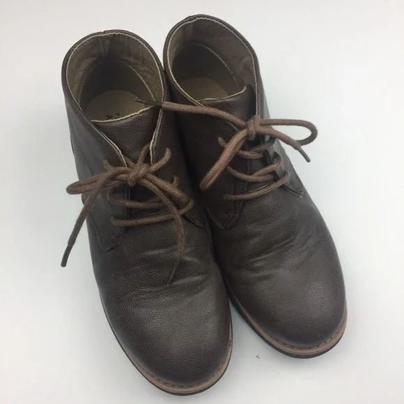 Kids Ankle Bootie Size 4 Lace up Perry Ellis‎ America
