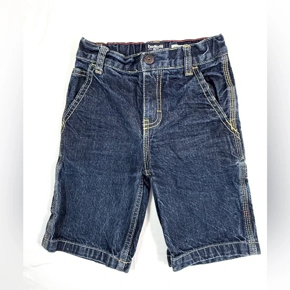 OSH KOSH BGOSH‎ Carpenter Boys Denim Shorts Size 7 Slim Classic Utility Style