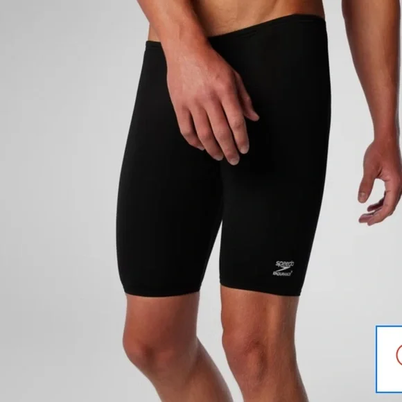 Brand New! Men’s Speedo Endurance+ Team Black Jammer Swimsuit (Size 36) 🏊