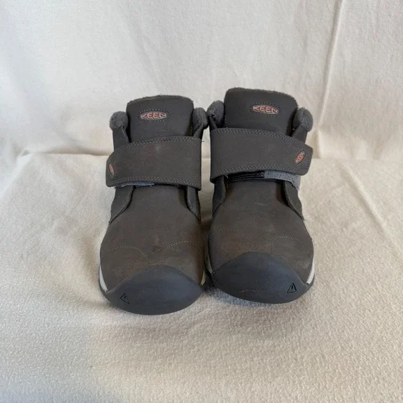 Keen Kootenay III Mid Waterproof Boots Kids Grey Pink 1023803 Size 4Y EU 36