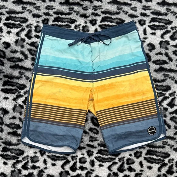 O'Neill Multicolor Striped Board Shorts
