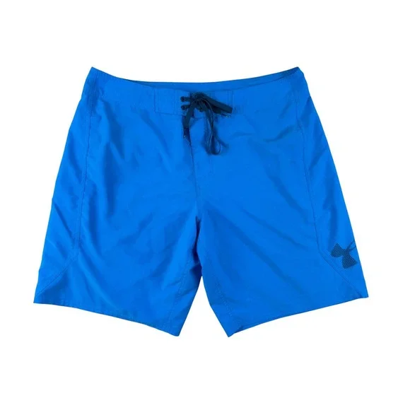 Under Armour Storm1 Board Shorts Blue HeatGear Swim Trunks Size 40
