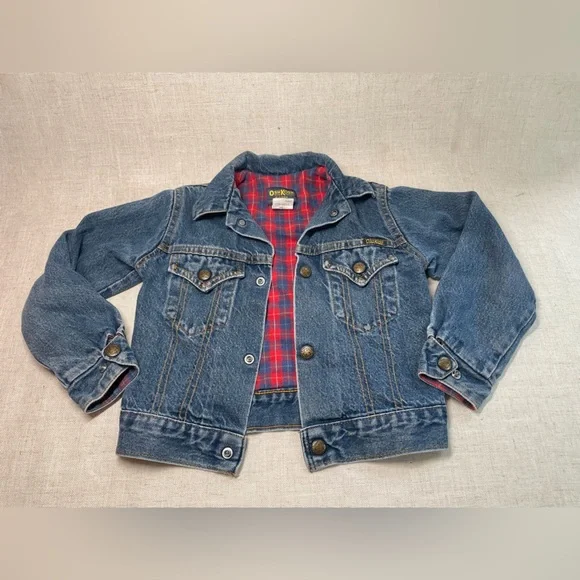 Vintage Oshkosh B’Gosh Denim Western Jacket Size 6​
