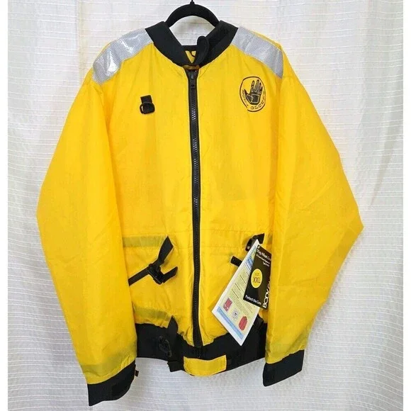 Body Glove Stay Afloat Coat Life Jacket Size XXL Type III PFD Yellow