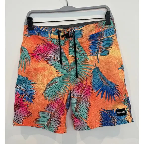 Hurley Palm Tree Tropical Orange 6