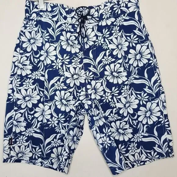 Tommy Jeans board shorts floral/blue size small
