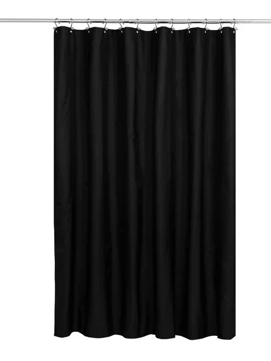 N&Y HOME Fabric Shower Curtain or Liner with Weighted Magnets - Hotel Quality Op