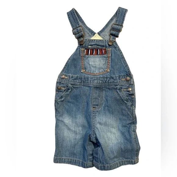 Oshkosh Genuine Kids‎ Overalls Size 18 Months Boho Embroidered and Decorated
