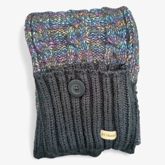 Columbia Twilight Ride Button Scarf — Cozy Knit Winter Essential