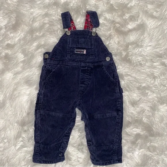 OshKosh | corduroy navy blue overalls