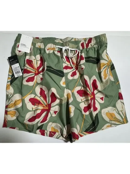 Original Use Green Floral Print 5