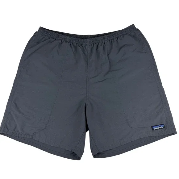 Patagonia Shorts Men's‎ L Gray Baggies Shells Mesh Lined Swim Trunks Quick Dry