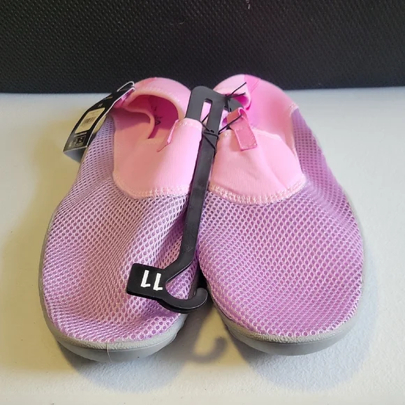 Women's Pink and Purple Mesh Slip-On Shoes